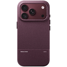 Чехол-накладка Native Union (Re)Classic Case для iPhone 18 Pro, экокожа/полиуретан/микрофибра, темная вишня - 0