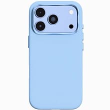 Чехол-накладка VLP Aster Pro Case для iPhone 18 Pro, силикон, голубой - 0