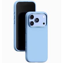 Чехол-накладка VLP Aster Pro Case для iPhone 18 Pro, силикон, голубой - 1