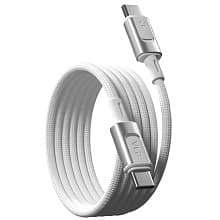 Кабель VLP Force Line Magnet USB-C / USB 2.0, 100Вт 1,5м, белый - 0