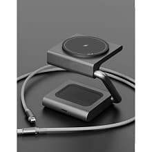 Зарядное устройство беспроводное VLP Zen Charger, Qi2, 25Вт, серый - 2