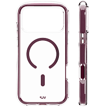 Чехол-накладка VLP Bubble Case для iPhone 18 Pro Max, силикон, темная вишня - 2