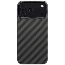 Чехол-накладка VLP Kevlar Case для iPhone 18 Pro Max, кевлар, черный - 0
