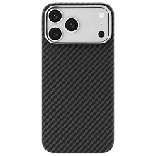 Чехол-накладка uBear Supreme Case для iPhone 18 Pro Max, кевлар, черный - 0