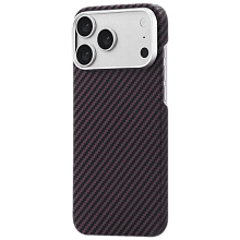 Чехол-накладка uBear Supreme Case для iPhone 18 Pro Max, кевлар, бургунди - 1
