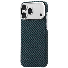 Чехол-накладка uBear Supreme Case для iPhone 18 Pro Max, кевлар, синий - 1