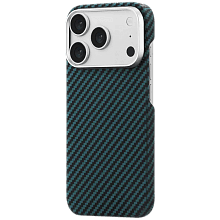 Чехол-накладка uBear Supreme Case для iPhone 18 Pro, кевлар, синий - 1