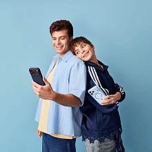 Чехол-накладка uBear Shade Case для iPhone 18 Pro Max, поликарбонат/полиуретан, голубой - 3
